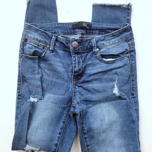 1822 Denim Nordstrom Skinny Uneven Fray Hem Jeans